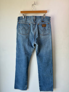Wrangler Distressed and Paint Splattered Jeans