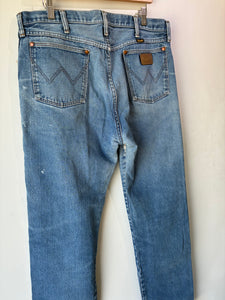 Wrangler Distressed and Paint Splattered Jeans