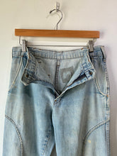 Vintage Neat Seat Light Wash Flare Jeans