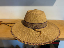 Woven Rattan Hat with Bolo Strap
