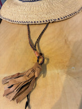 Woven Rattan Hat with Bolo Strap