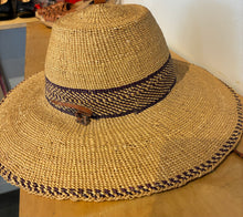 Woven Rattan Hat with Bolo Strap