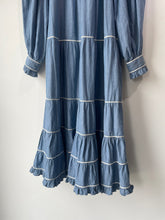 Ulla Johnson Blue Blanche Ruffle Dress