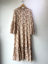 Doen Brown Floral Bell Sleeve Adelaide Dress