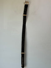 Yves Saint Laurent Black Patent Leather Belt