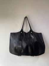 Clare V Black Leather Topezienne Bag
