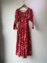 Doen Red Floral Meribel Prairie Dress