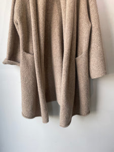 Laura Manoogian Capote Alpaca Hooded Cardigan