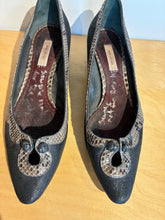Marc Jacobs Kitten Heels with Snakeskin Trim