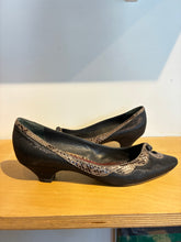 Marc Jacobs Kitten Heels with Snakeskin Trim