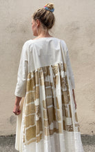 Tao Comme des Garçons Cream Block Printed Dress
