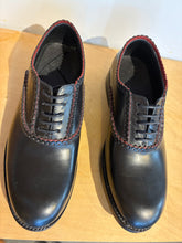 Alaïa Black Leather Saddle Shoes Size 37.5/6.5 US