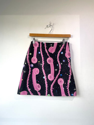 Jeremy Scott Phone Print Arcade Mini Skirt