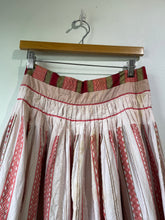 Dries van Noten Red Embroidered Skirt