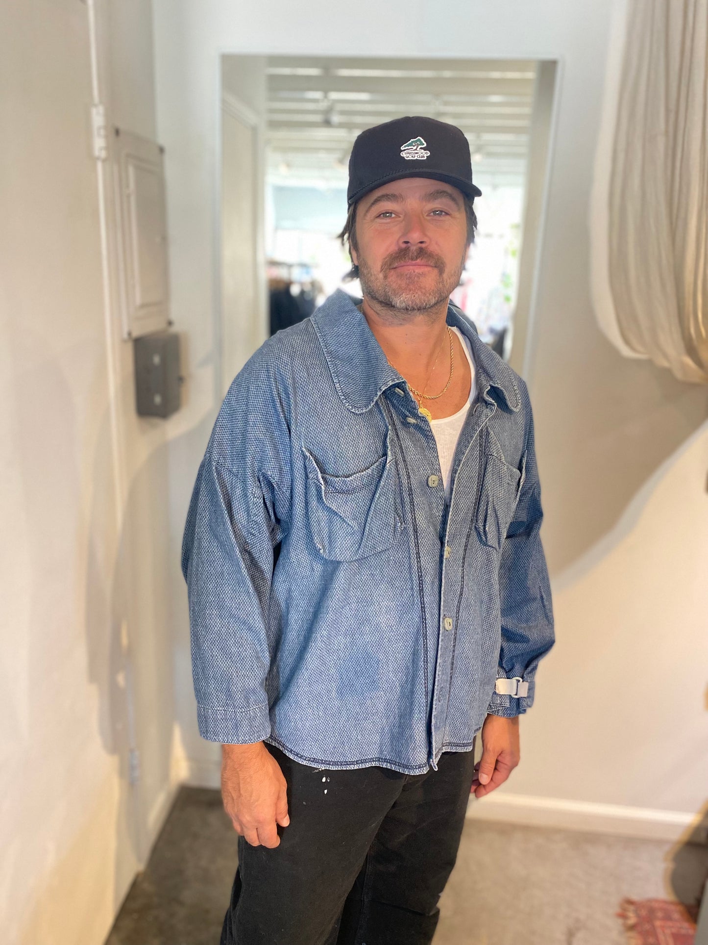 Vivienne Westwood World's End Clint Eastwood Denim Shirt - The Curatorial Dept.