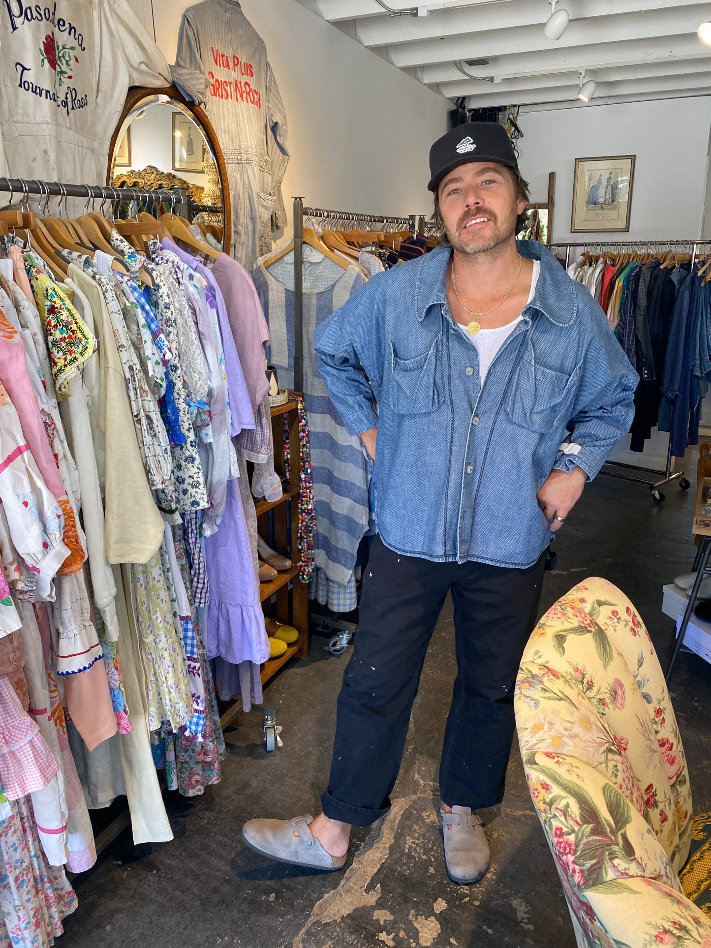 Vivienne Westwood World's End Clint Eastwood Denim Shirt - The Curatorial Dept.