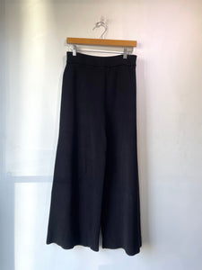 Black Babaa Cotton Knit Pants