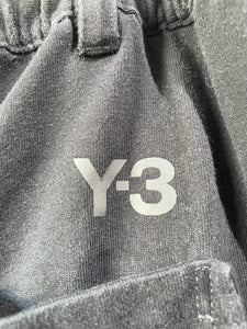 Y-3 Yohji Yamamoto Black Long Knit Shorts