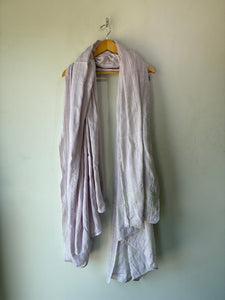 Kin and Kind Lavender Flax Linen Beach Blanket