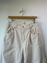 Rudy Jude White Corduroy Double-Knee Pants