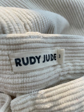 Rudy Jude White Corduroy Double-Knee Pants