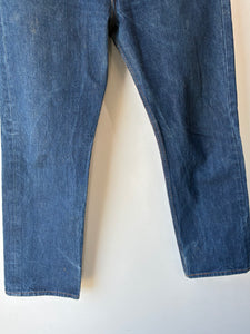 Levi's Dark Wash Distressed 501 Jeans 32 x 32