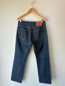 Levi's Dark Wash Distressed 501 Jeans 32 x 32