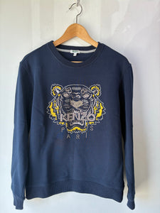 Kenzo Navy Sequin Tiger Sweatshirt
