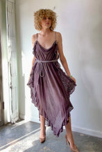 Electric Feathers Purple Infinite Rope Kaftan