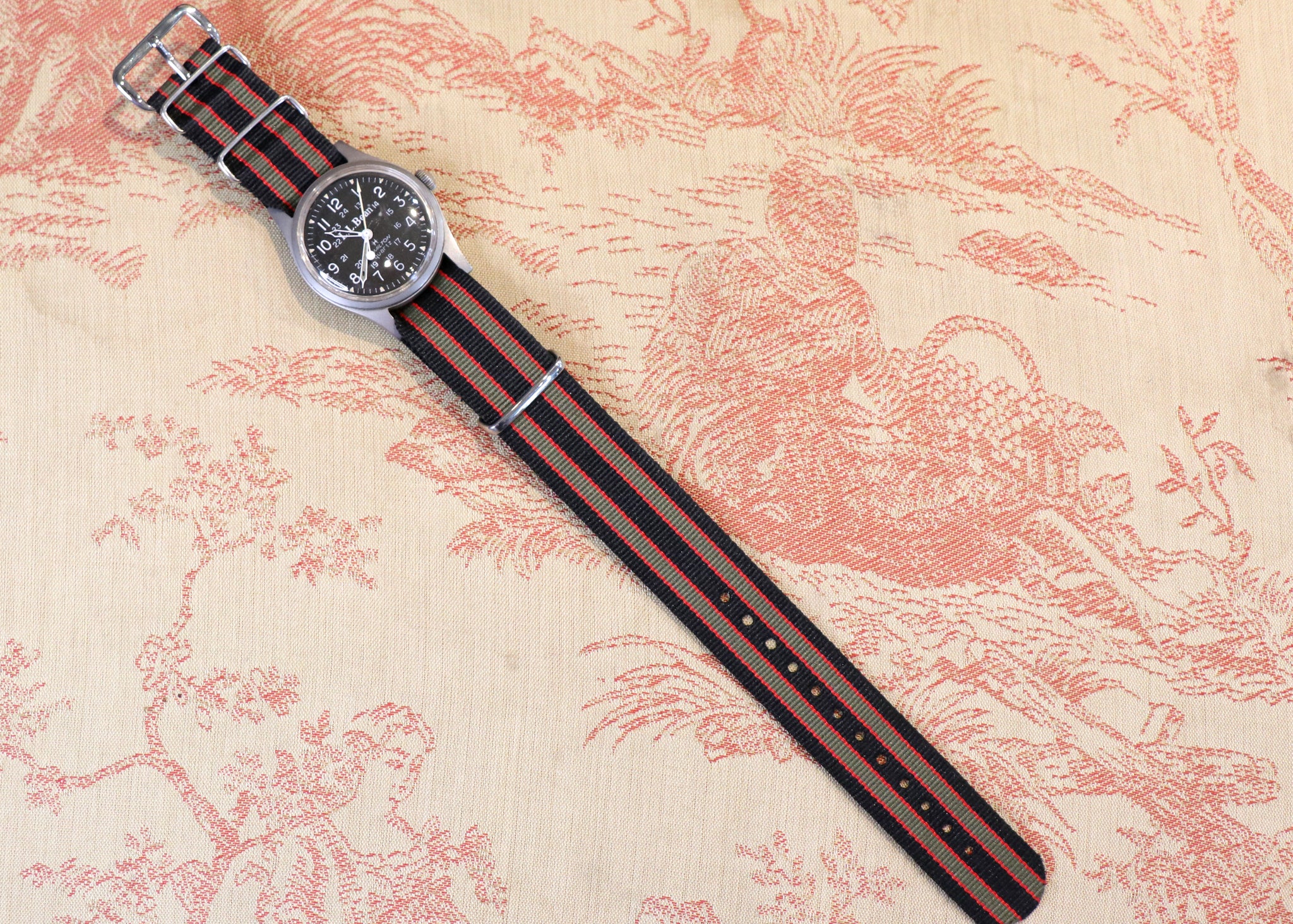 Hamilton L.L. Bean Watch (Swiss, Black Dial, Field Watch) model 9446 works  | eBay