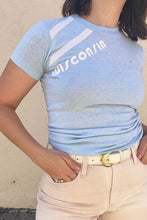 Vintage Champion Light Blue Wisconsin Tee