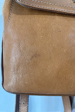 Etienne Aigner Tan Leather Backpack