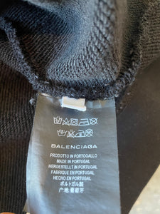 Balenciaga Black Paris Night Graphic Hoodie