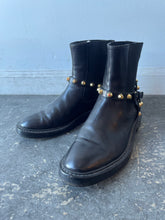 Balenciaga Black Gold Studded Short Boots