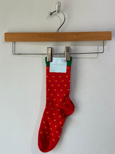 Hansel from Basel Red Strawberry Crew Socks