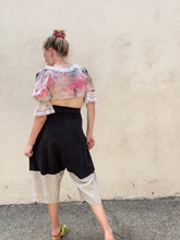 Wonder Wears the Gold Tie-Dye Cropped Blouse