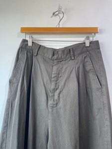 Hache Charcoal Grey Pleated Baggy Pants