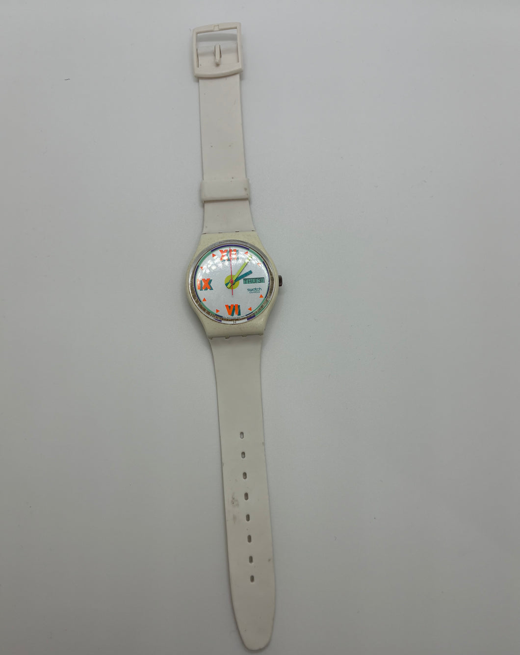 Vintage Swatch 1990 Short Leave Watch