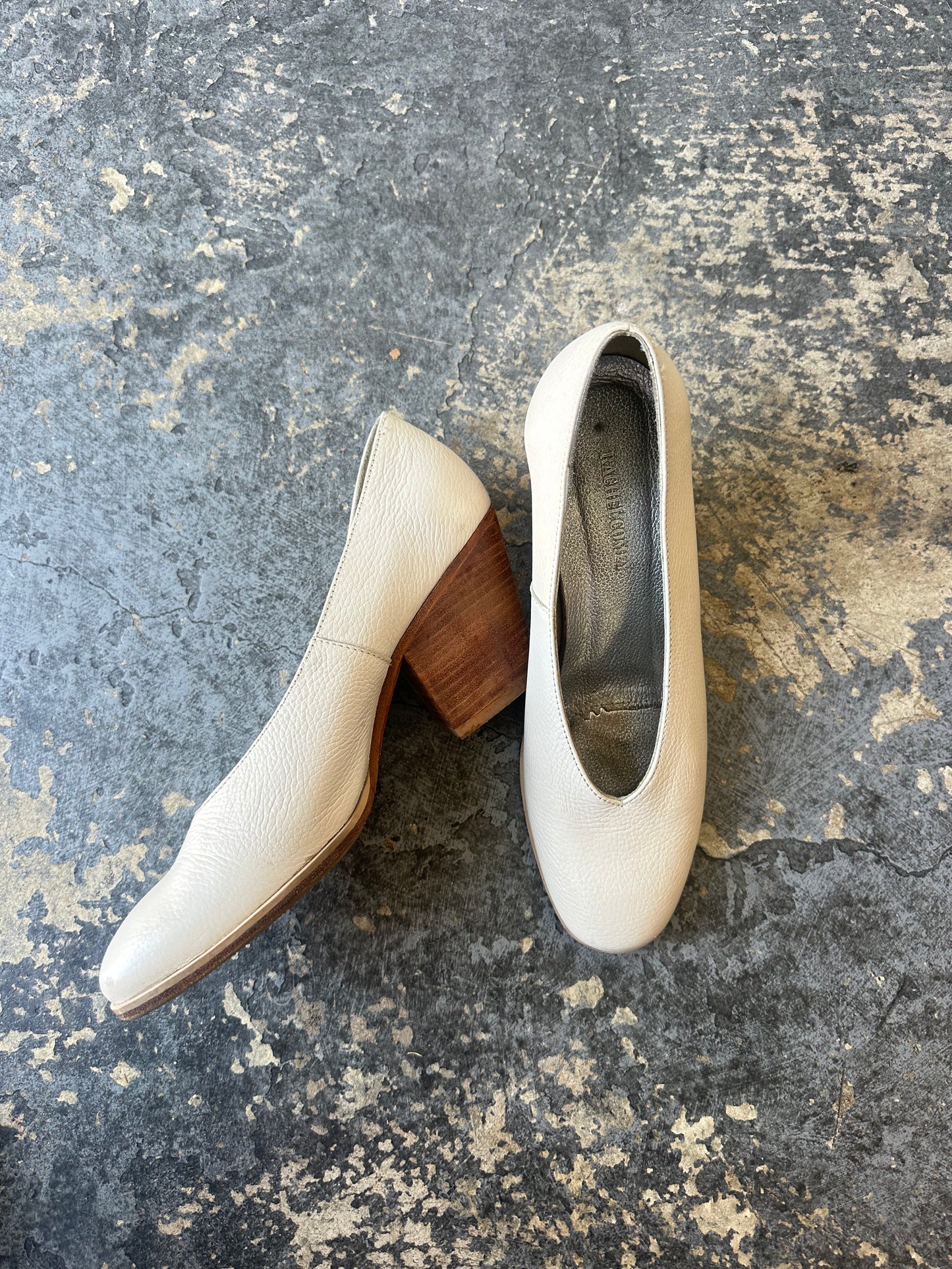 Rachel Comey White  leather Heels
