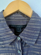 Marc Jacobs Metallic Striped Button-Up