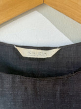 Krizia Charcoal Linen Dress