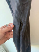 Krizia Charcoal Linen Dress