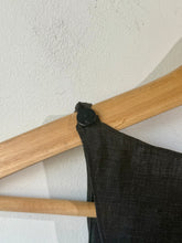 Krizia Charcoal Linen Dress