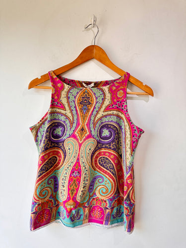 Etro Rainbow Paisley Top