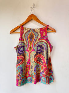 Etro Rainbow Paisley Top