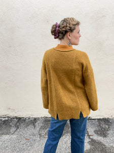 Daeza Mustard Alpaca Sweater