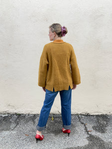 Daeza Mustard Alpaca Sweater