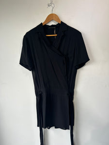 Yohji Yamamoto Silk Wrap Dress
