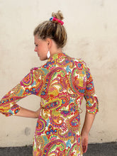 Dolce & Gabbana Pink Paisley Wrap Dress