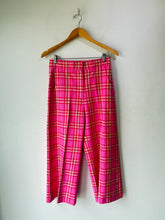Smythe Pink Plaid Two-Piece Pantsuit